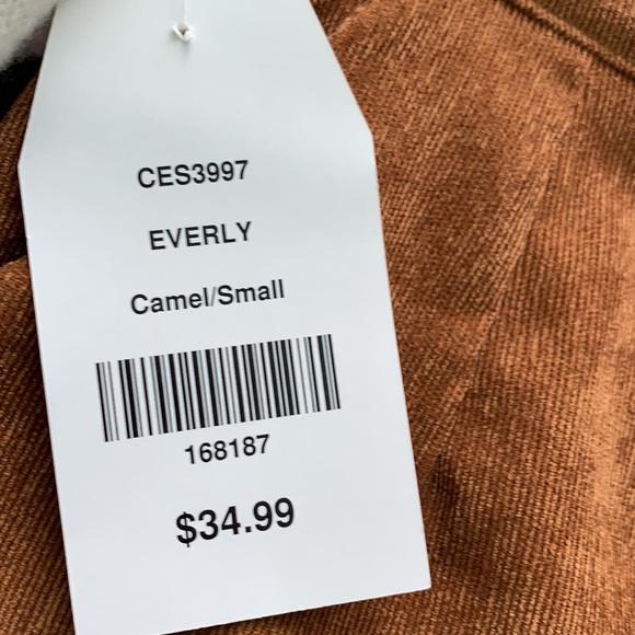 Everly Brown Button Up Skirt - Picture 3 of 5